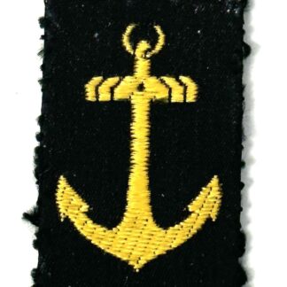 WW2 Japanese Naval Landing Force Petty Officer Collar Tab with Embroidered Anchor