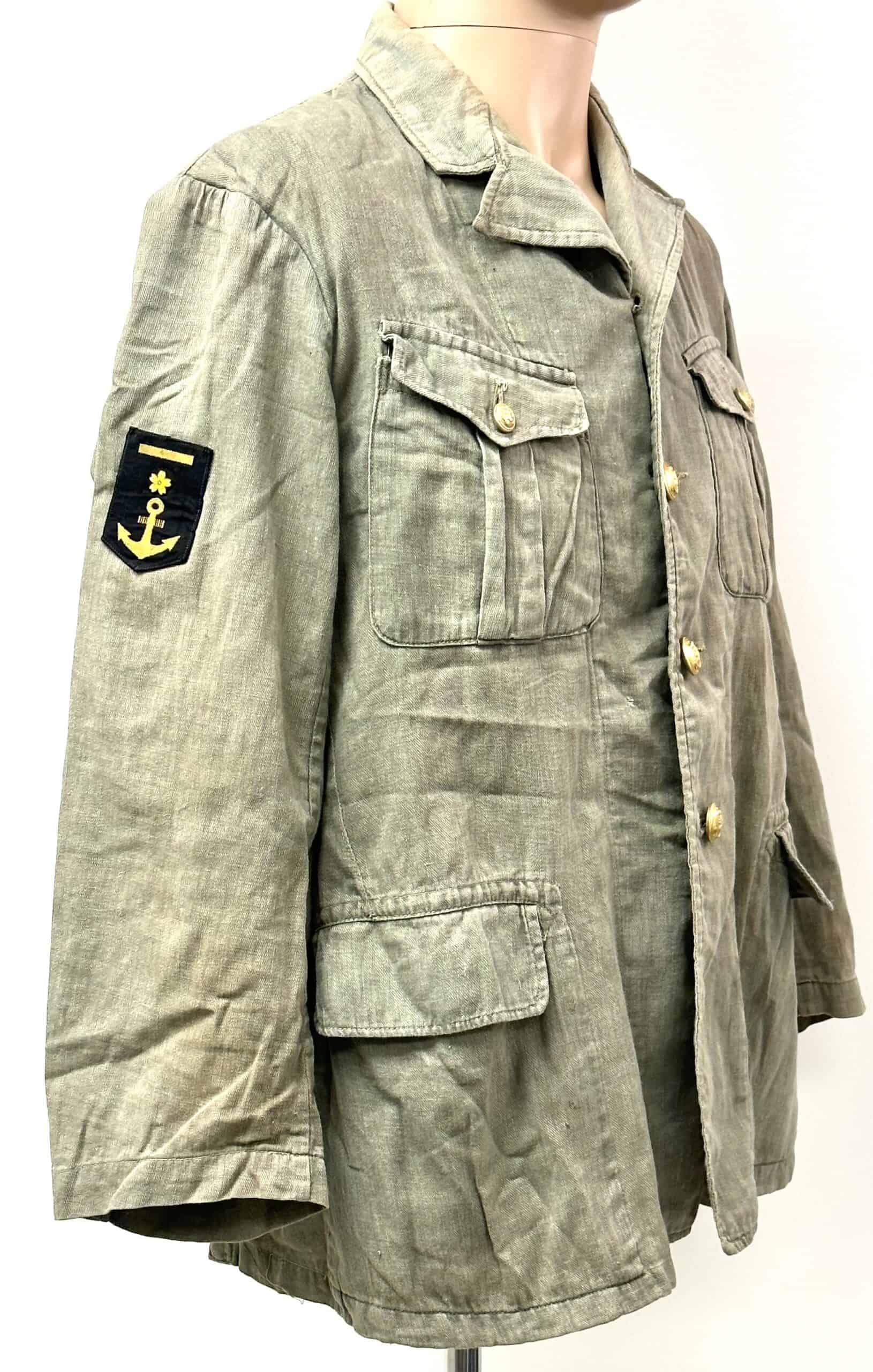 WW2 Japanese Naval Landing Force Tunic 1944 Named Seaman 3rd Class