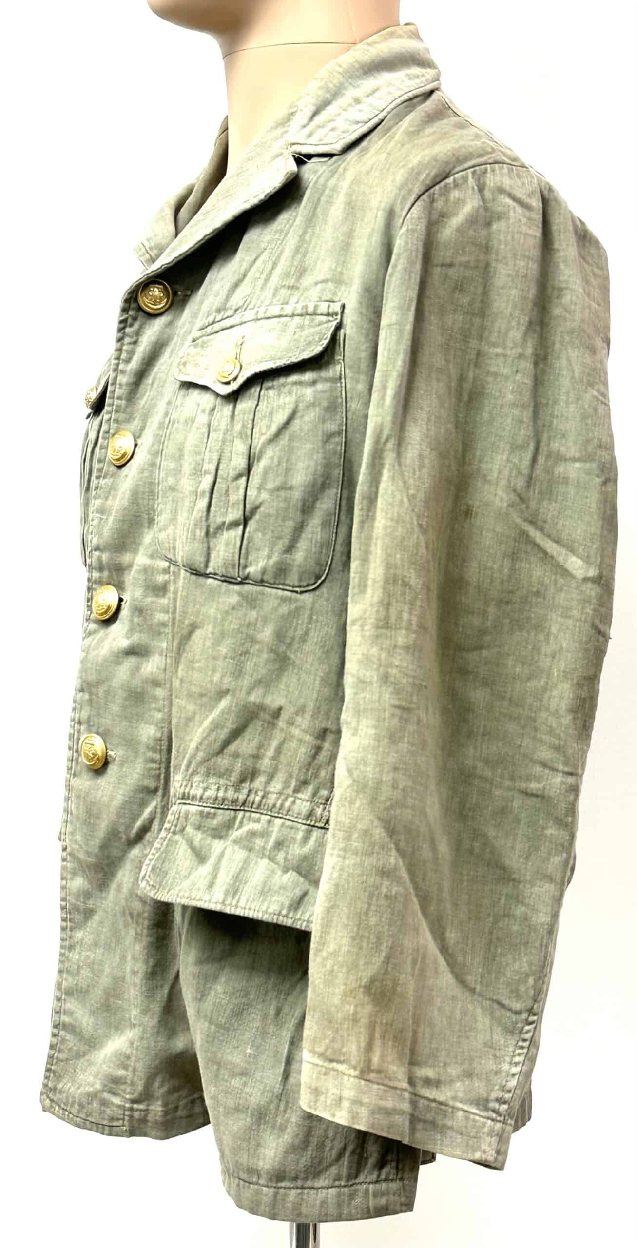 WW2 Japanese Naval Landing Force Tunic 1944 Named Seaman 3rd Class - Image 4
