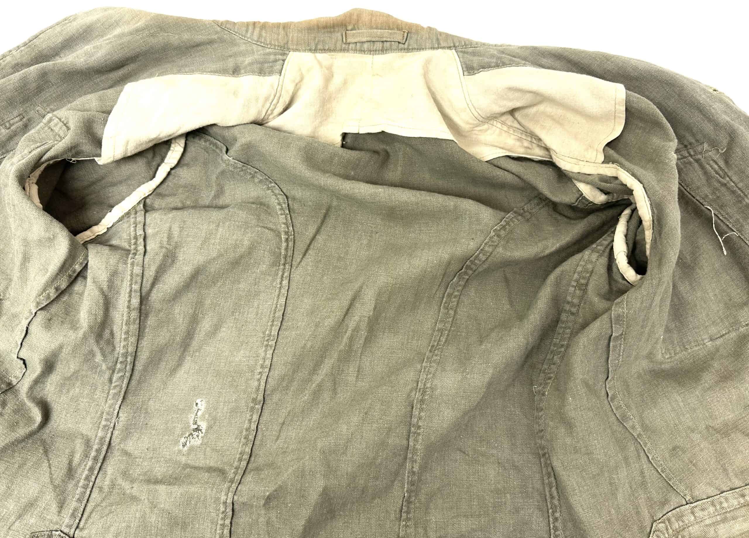 WW2 Japanese Naval Landing Force Tunic 1944 Named Seaman 3rd Class - Image 8