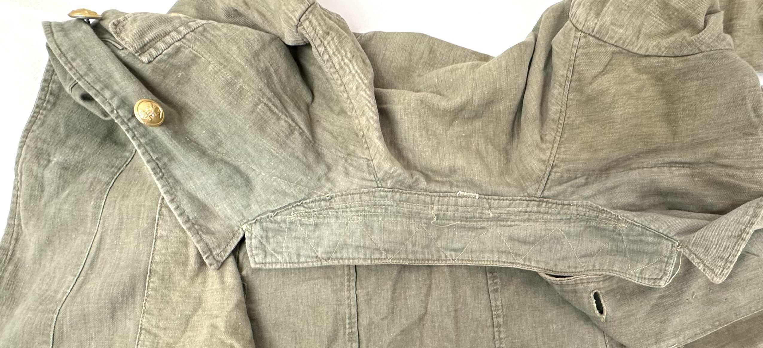WW2 Japanese Naval Landing Force Tunic 1944 Named Seaman 3rd Class - Image 9
