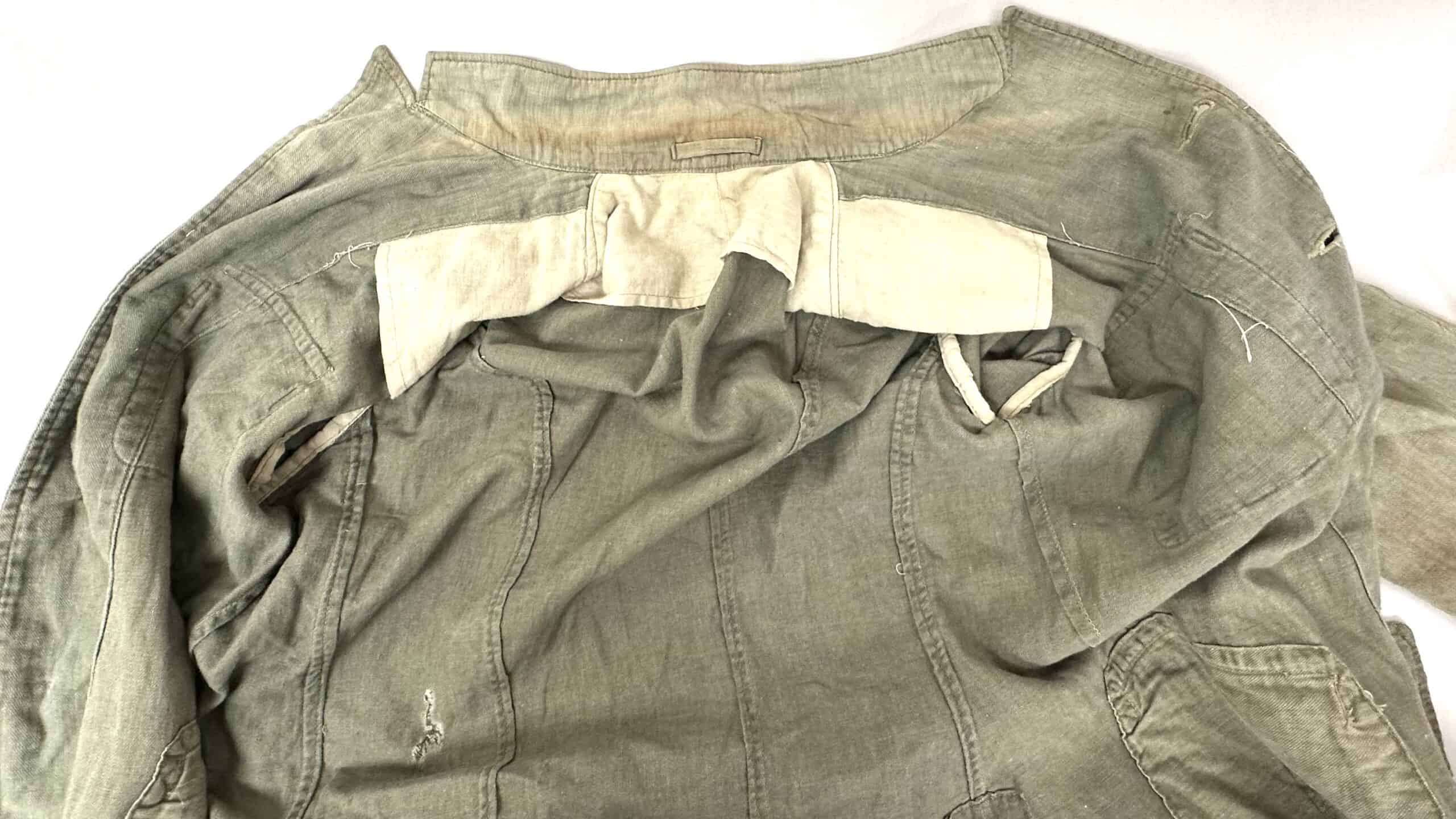 WW2 Japanese Naval Landing Force Tunic 1944 Named Seaman 3rd Class - Image 10