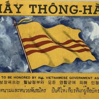 Chieu Hoi Leaflet Multicolor with VC Photo