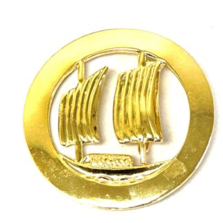 ARVN Navy Riverine Junk Force Beret Badge