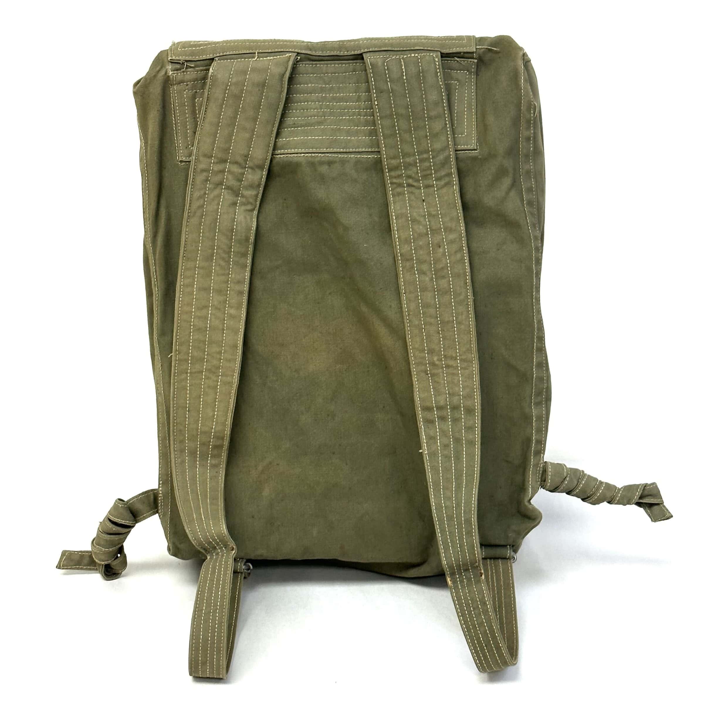North Vietnamese Army Back Pack Olive Brown Named - Image 2