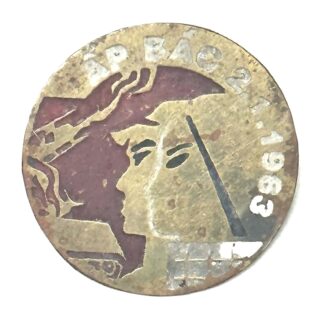 Viet Cong Ap Bac Brass Victory Badge 1963