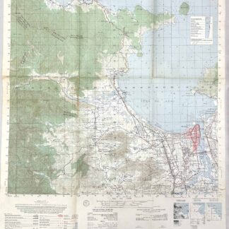 US Vietnam War 1967 Da Nang 1:50,000 Topographic Map