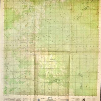 North Vietnamese Army 1:100,000 Dar Lac Province Central Highlands Map