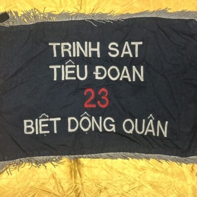 ARVN Ranger Guideon Pennant 23rd Bn Reconnaissance