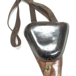 WW2 Japanese Leather Type 14 Nambu Pistol Holster with Strap