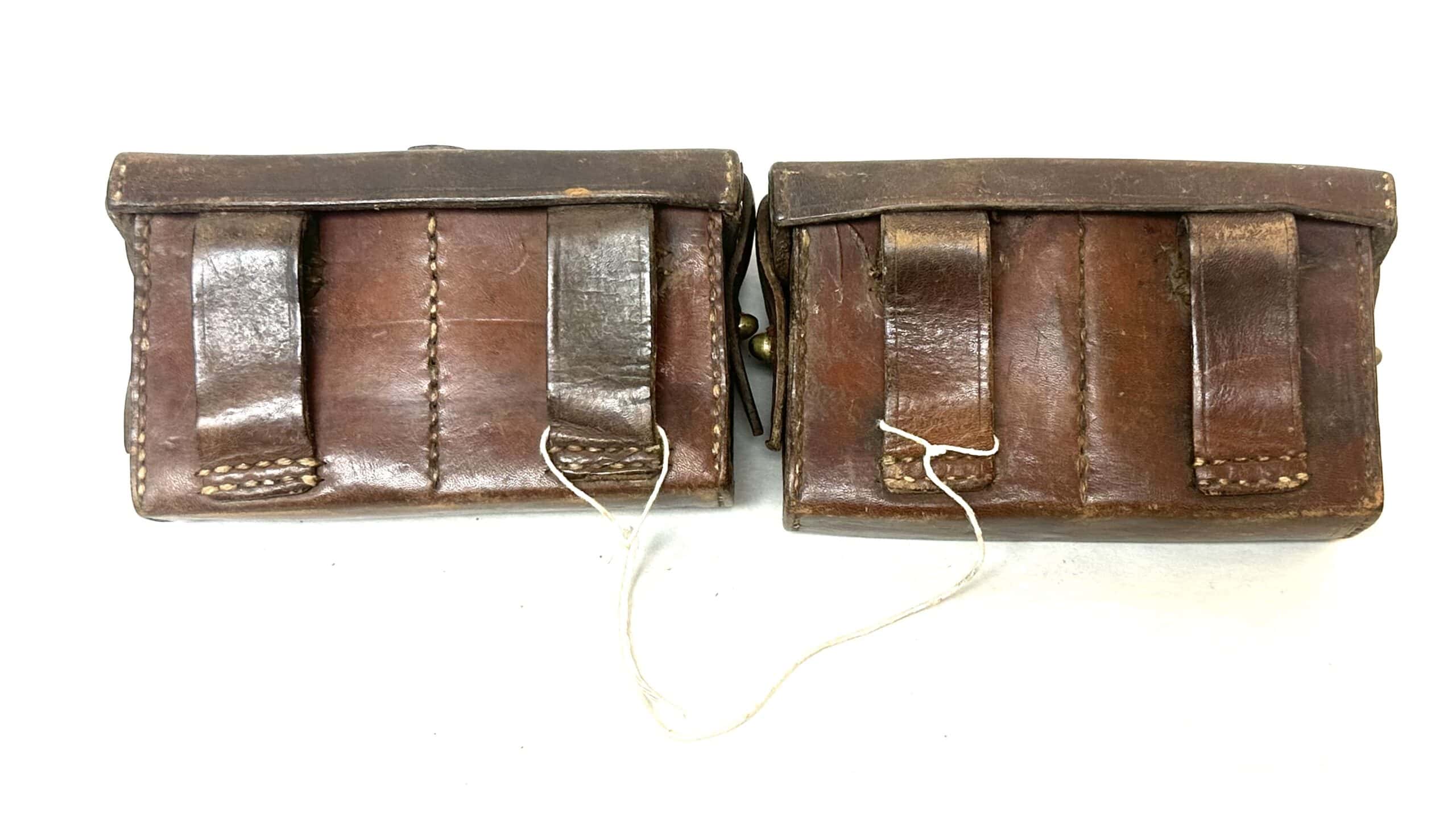 WW2 Japanese Arisaka Ammunition Pouch Set of Two - Image 4