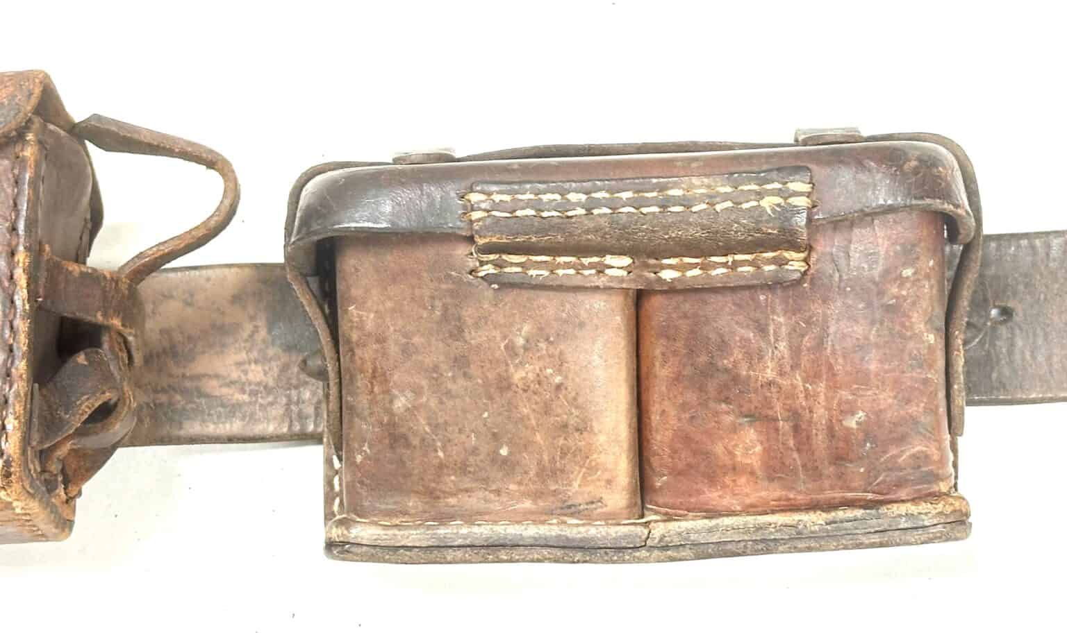 Military Ww2 Rig WW2 Japanese Navy Landing Force Belt Rig with Front and Rear Ammunition ...
