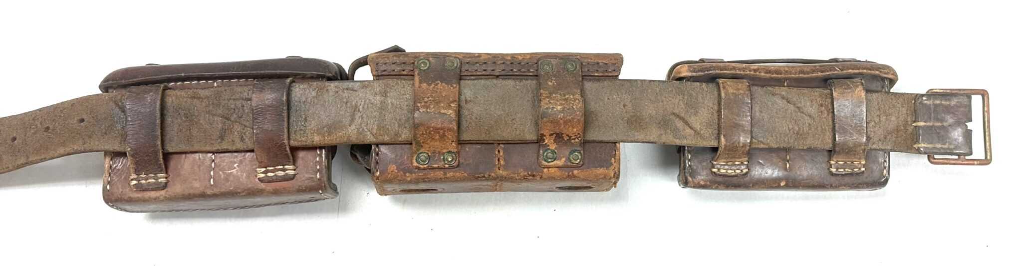 Military Ww2 Rig WW2 Japanese Navy Landing Force Belt Rig with Front and Rear Ammunition ...