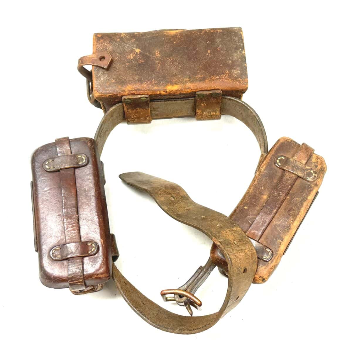 Military Ww2 Rig WW2 Japanese Navy Landing Force Belt Rig with Front and Rear Ammunition ...