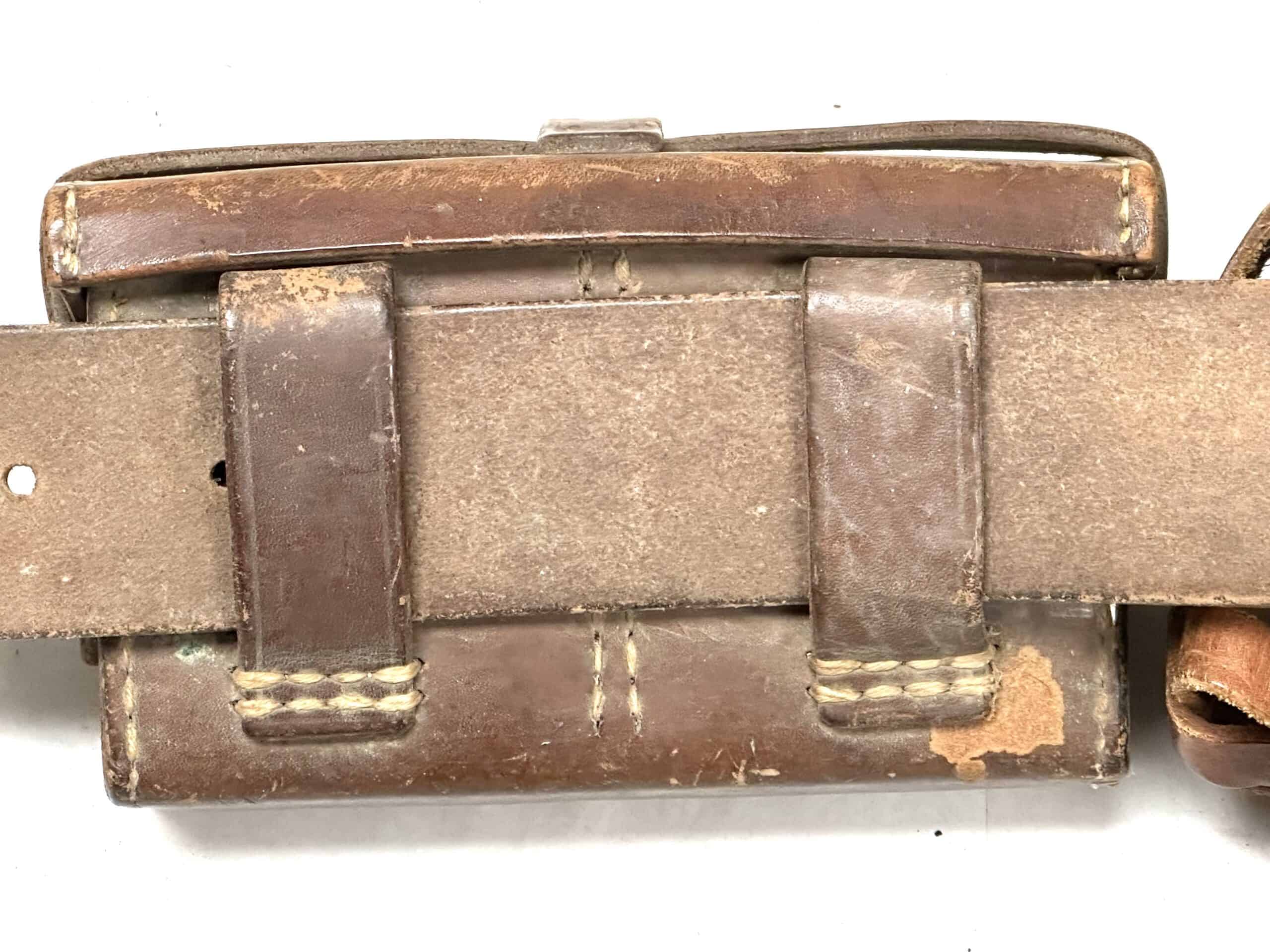 WW2 Japanese Arisaka Belt Rig with Ammunition Pouches & Bayonet