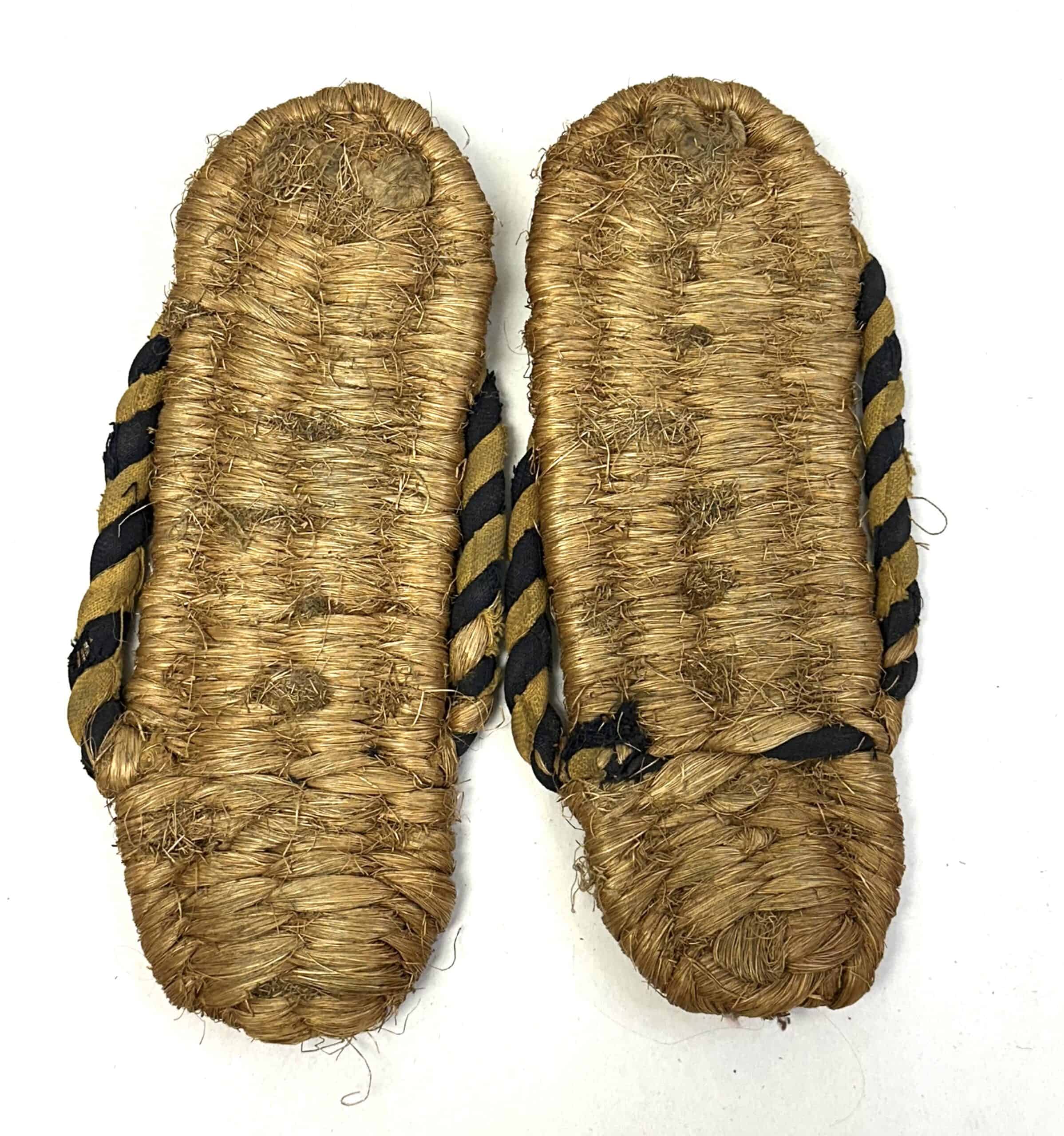 WW2 Japanese Straw Camp Sandals - Image 2