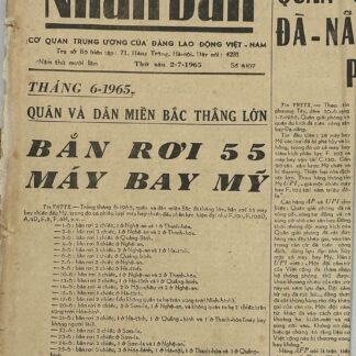 North Vietnamese Army Newspapers 1965 PAVN shot down 55 Planes