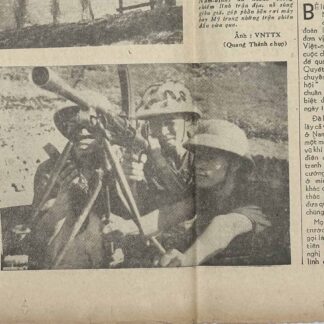 North Vietnamese Army Newspaper 1965 NVA Using British BREN Gun