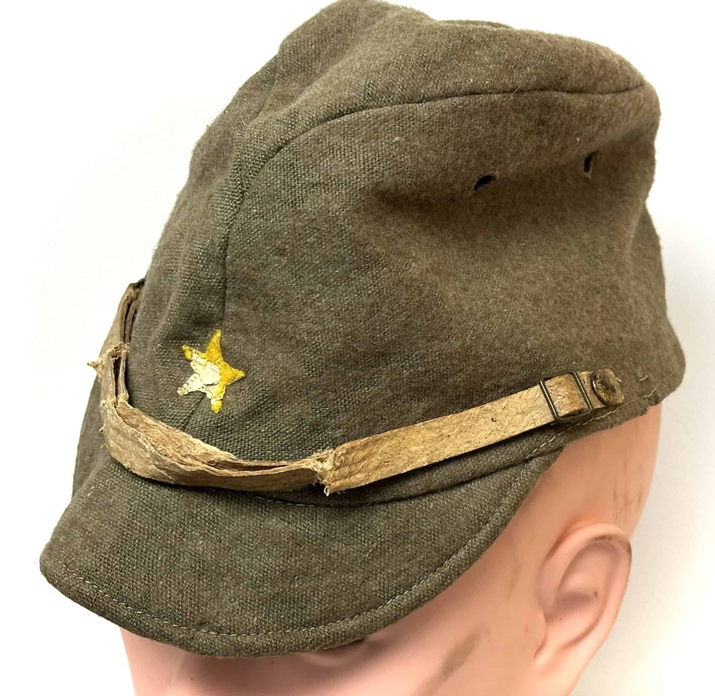 WW2 Japanese Army Enlisted Field Cap 1941 Medium - Image 2