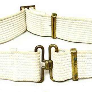 US WW2 Military Police MP White Pistol Belt