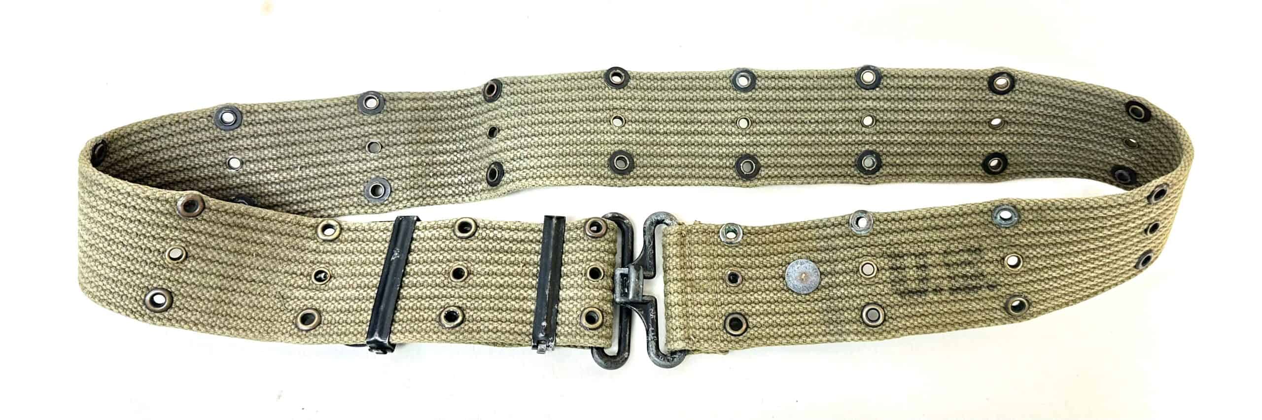 US WW2 M1936 Pistol Belt OD7 1944 - Image 2