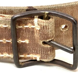 WW2 Japanese Rubberized Canvas Belt