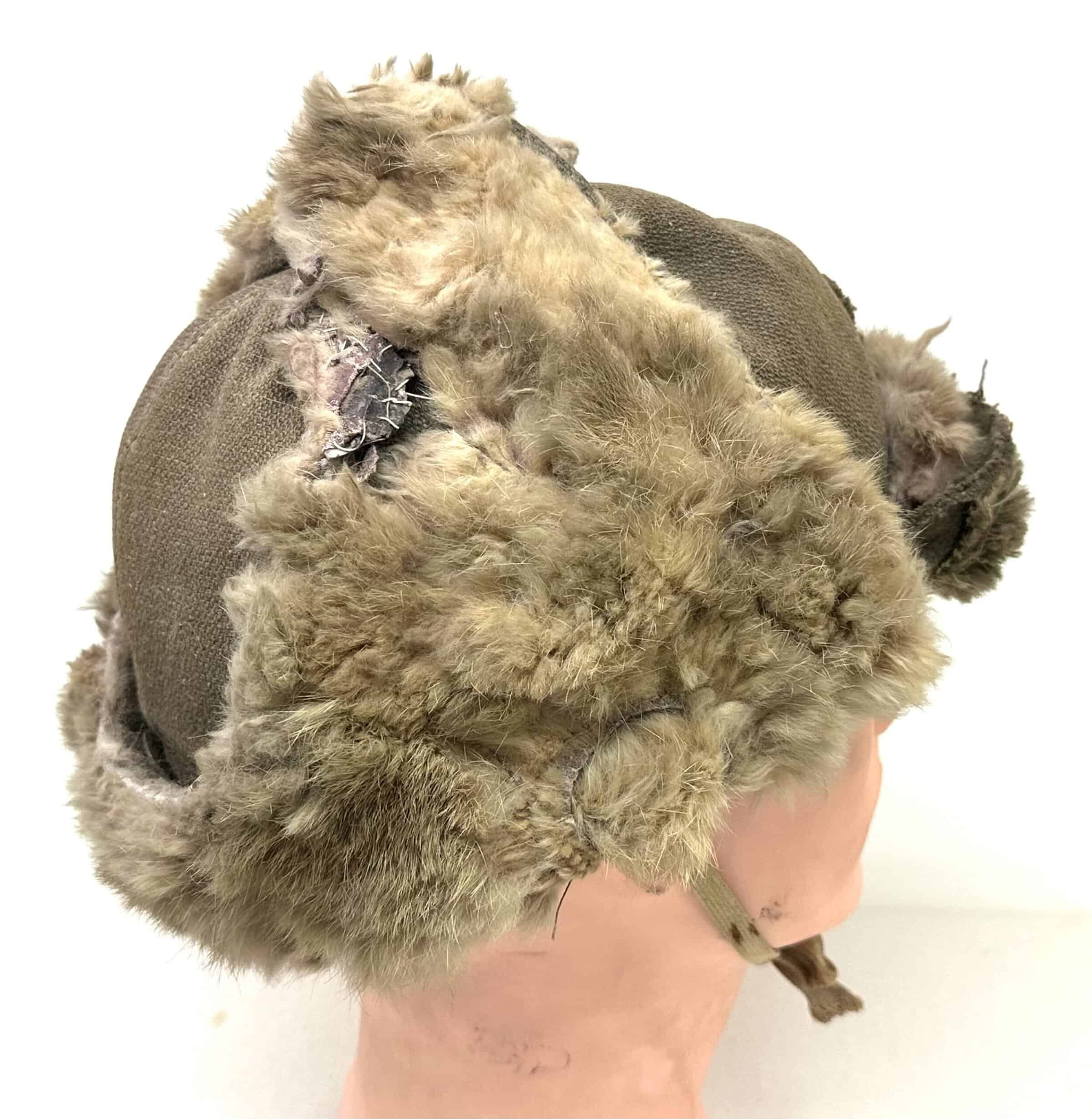 WW2 Japanese Army Winter Hat Second Type 1943 Medium - Image 6