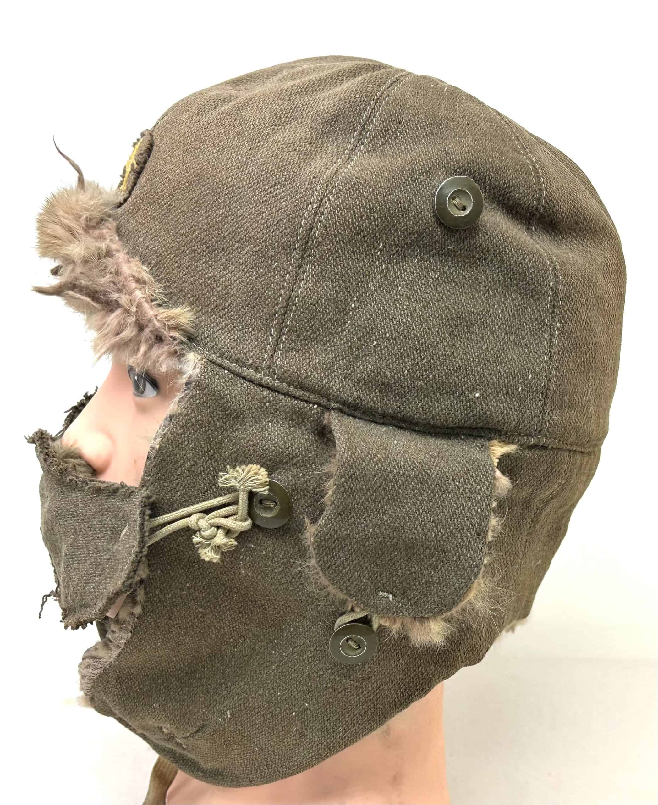 WW2 Japanese Army Winter Hat Second Type 1943 Medium - Image 9