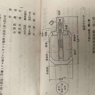 WW2 Japanese Hand Grenade Manual