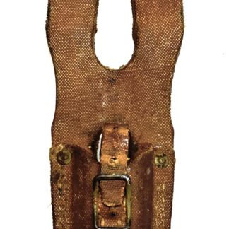 WW2 Japanese Rubberized Canvas Type 30 Bayonet Frog Early