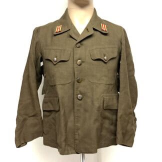 WW2 Japanese Army Officer Rare Open Collar Tunic