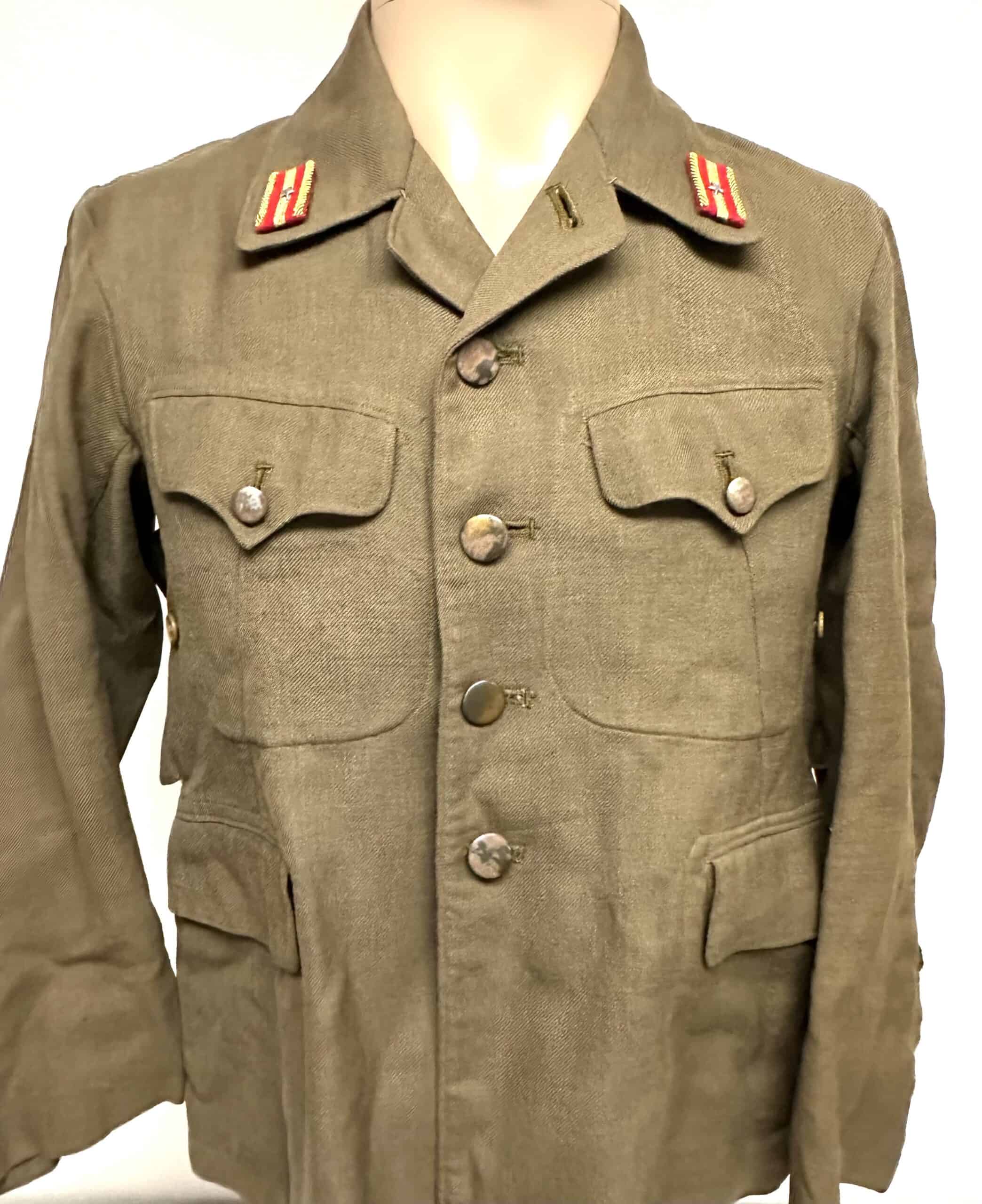 WW2 Japanese Army Officer Rare Open Collar Tunic - Image 5
