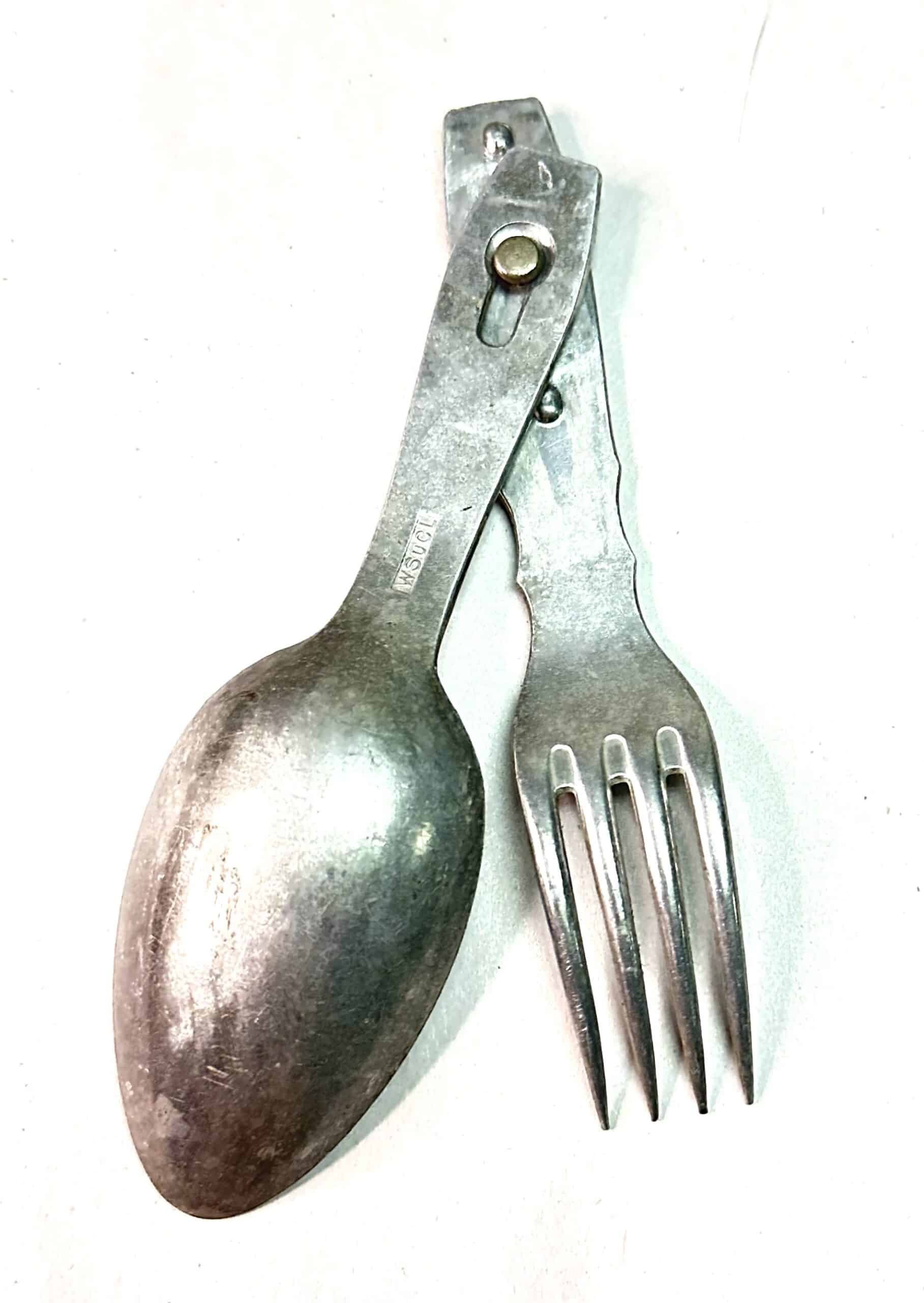 WW2 German Folding Fork & Spoon WSuCL - Image 2