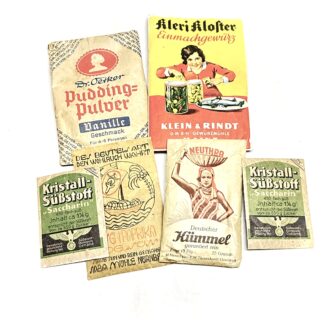 WW2 German Sealed Food Packets Lot