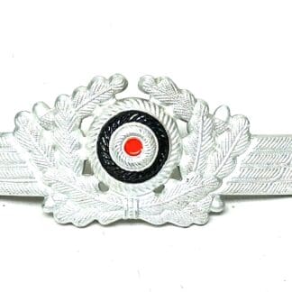 WW2 German Luftwaffe Visor Cap Insignia Only One Aluminum Prong Repairable
