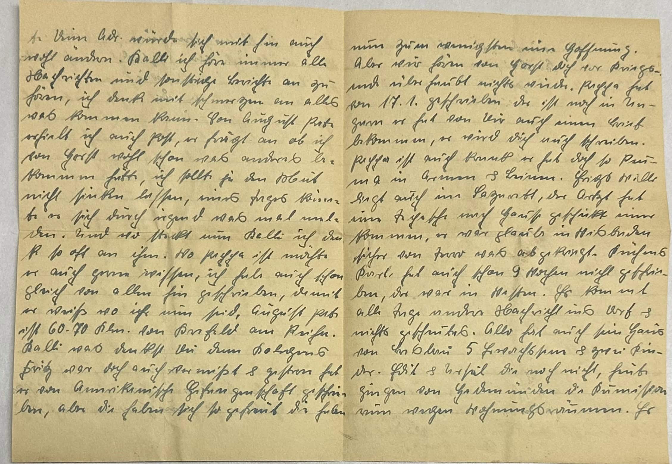 WW2 German 10th SS Panzer Grenidier February 1945 Letter - Enemy Militaria