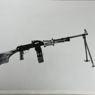 US Vietnam War 1968 Navy Photo Captured RPD Light Machine Gun