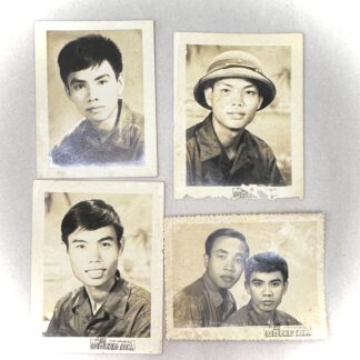 North Vietnamese Army Photo Lot Heading South to RVN Sun Helmet