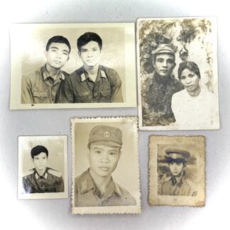North Vietnamese Army Photo Lot Officers Collar Tabs