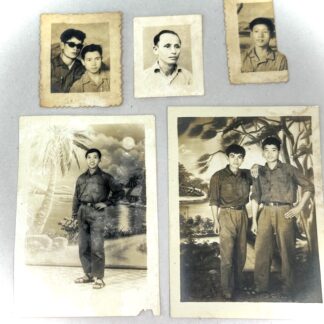 North Vietnamese Army Photo Lot Studio & Sun Glasses
