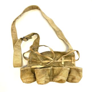 North Vietnamese Army Four Cell Grenade Pouch - Jungle Used