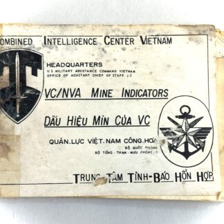 US Vietnam War Viet Cong Mine Indicator Manual