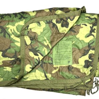 US 1968 ERDL Camouflage Poncho Liner Unissued