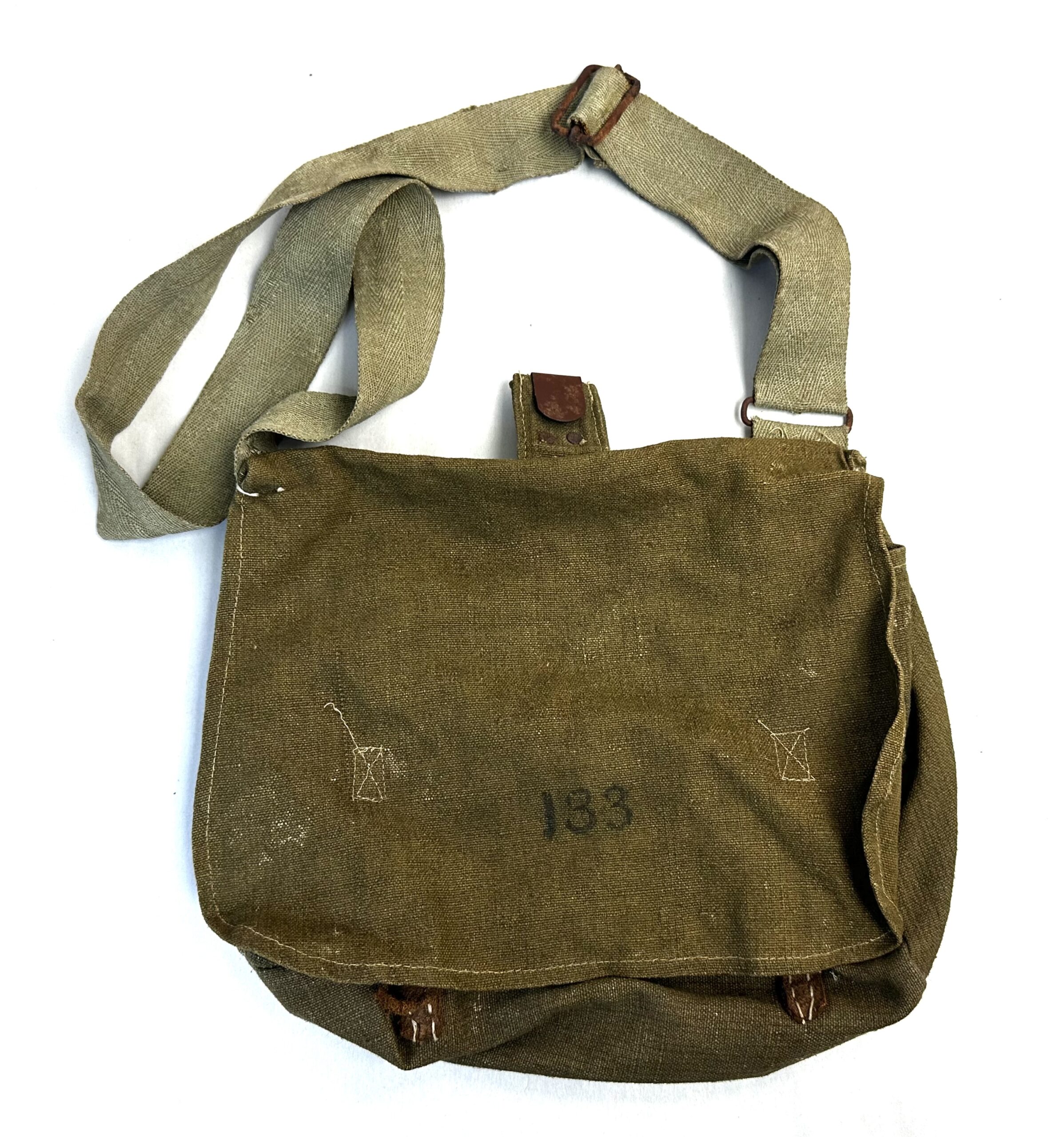 WW2 Japanese Naval Landing Force Haversack Unit Marked