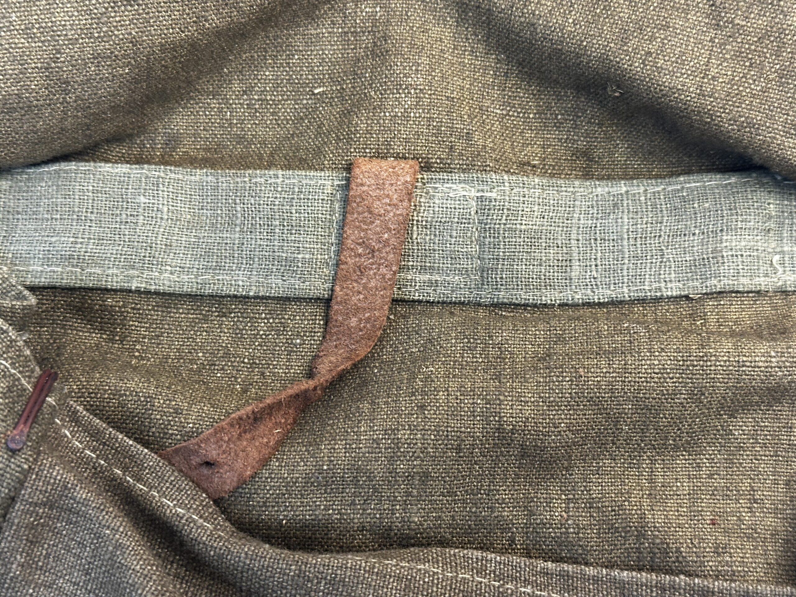 WW2 Japanese Naval Landing Force Haversack Unit Marked - Image 5