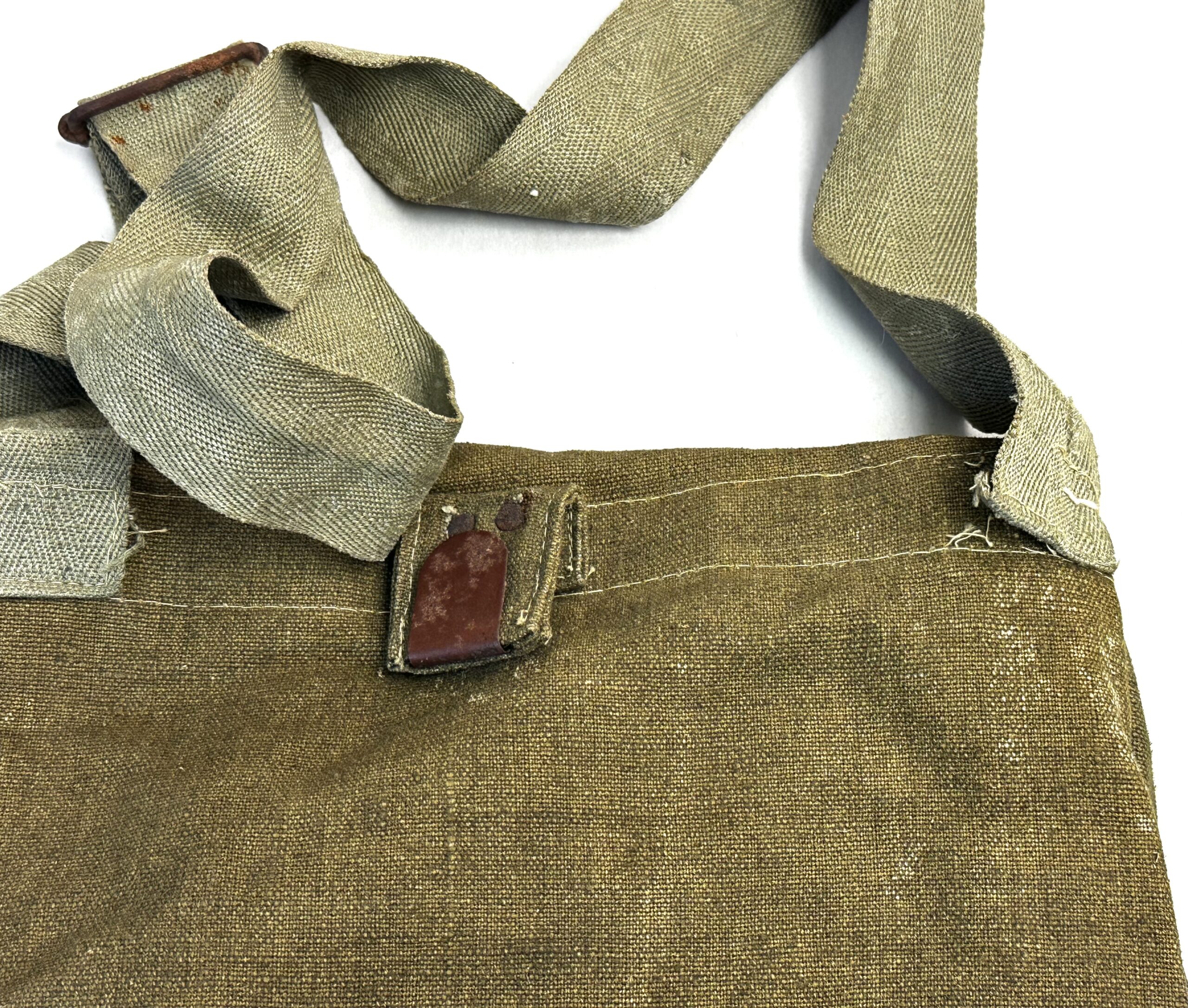 WW2 Japanese Naval Landing Force Haversack Unit Marked - Image 7