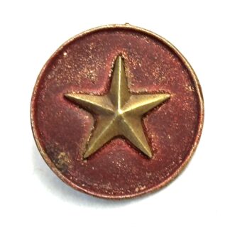 Viet Minh Early North Vietnamese Army Brass Pith Helmet Badge