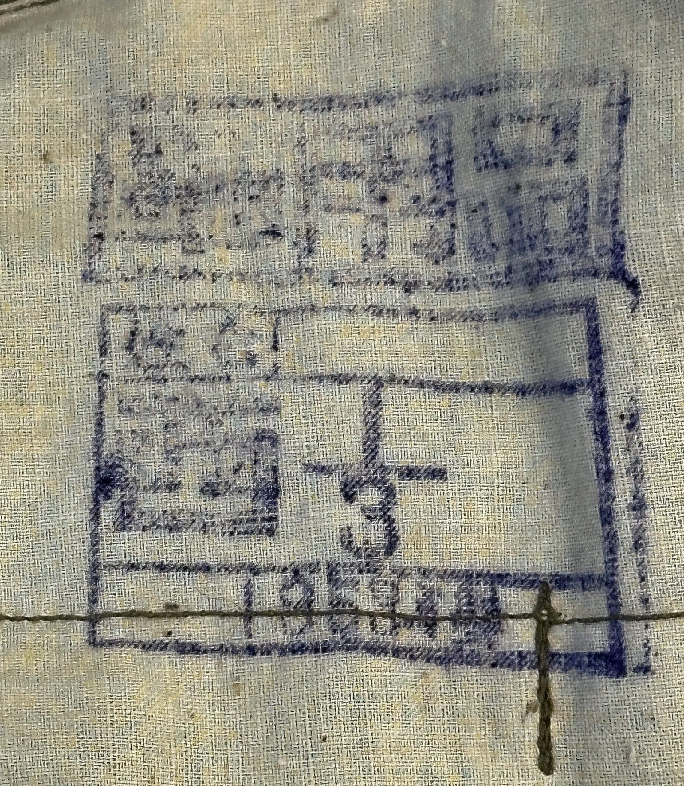 Korean War Chinese Grenade Pouch Dated 1953 - Image 3