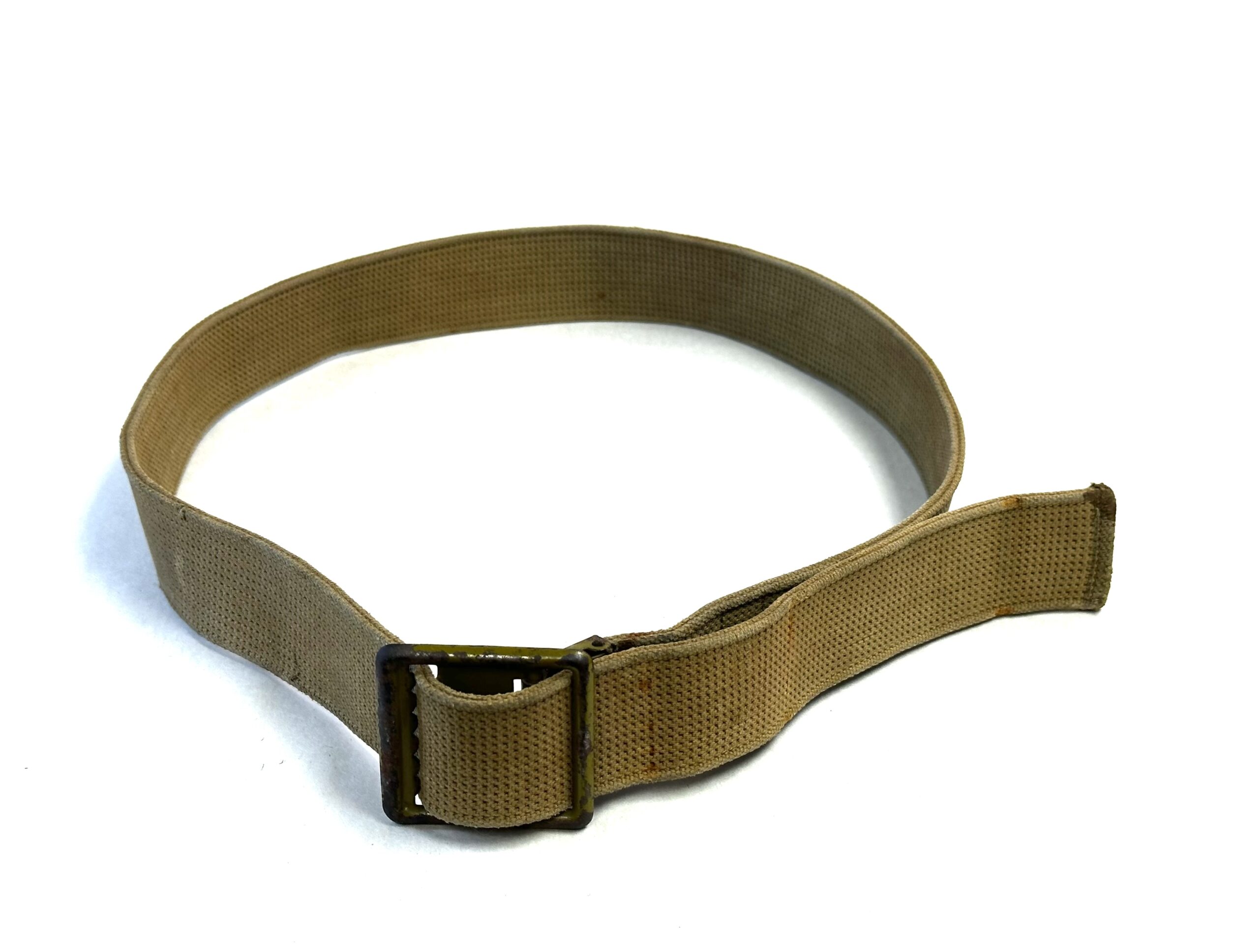 Korean War Chinese Web Belt Named to Lee