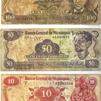Sandanista Nicaraugan Money Lot
